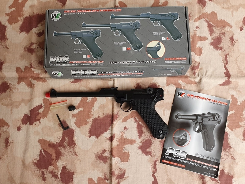 OFFERTE SPECIALI -SPECIAL OFFERS: P08 8" Full Metal GBB by We