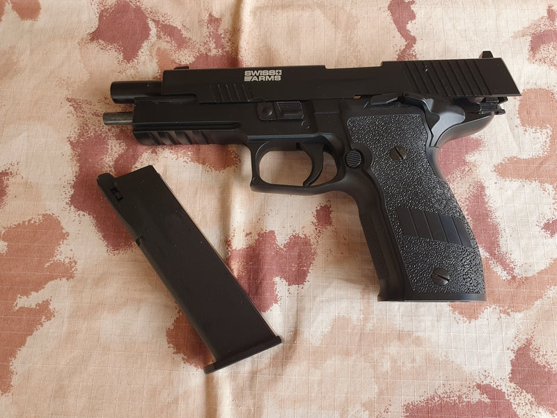 P226 Sig Sauer Navy Co2 XXL GBB Pistol by KWC > Swiss Arms
