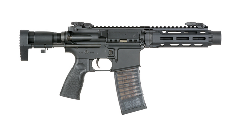PDW SBR Daniel Defense DDM4 Mosfet Black Version AEG by Cyma Platinum EMG