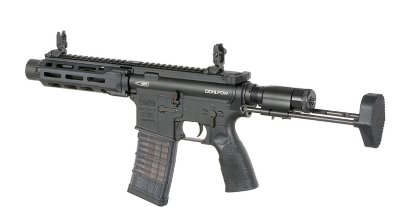 PDW SBR Daniel Defense DDM4 Mosfet Black Version AEG by Cyma Platinum EMG
