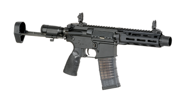 PDW SBR Daniel Defense DDM4 Mosfet Black Version AEG by Cyma Platinum EMG