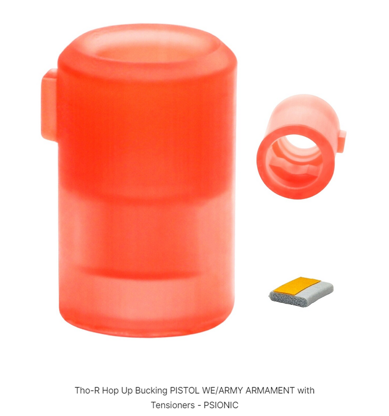 Psionic THO-R We - Army Armament GBB Pistols Hop Up Bucking w. Tensioner Gommino Hop Up con Pressore by Psionic