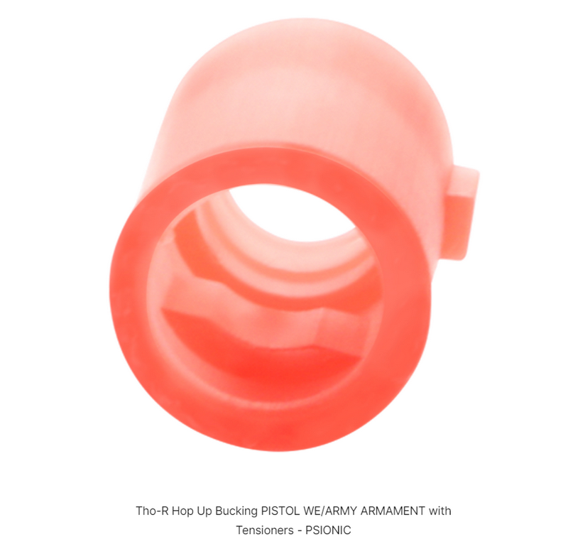 Psionic THO-R We - Army Armament GBB Pistols Hop Up Bucking w. Tensioner Gommino Hop Up con Pressore by Psionic