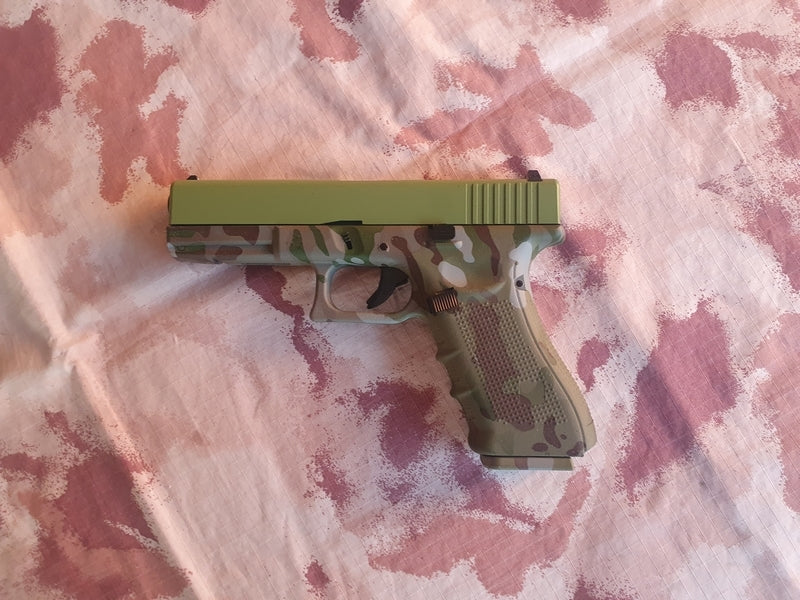 Raven G17 Gen 4 Type EU7 Metal Slide Hydro MC-Green Dual Color GBB by Raven