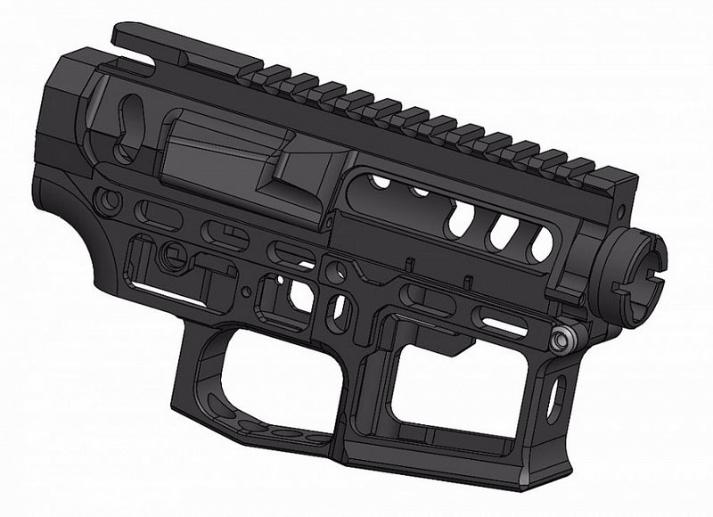 RetroArms M4 - AR15 Skeletonized Receiver Metal Body by RetroArms
