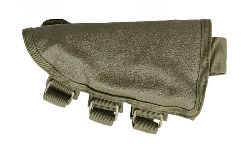 Rifle - Shotgun Stock OD Cheek Pad Poggia Guancia 11 Shell - Cartdidges Pouch