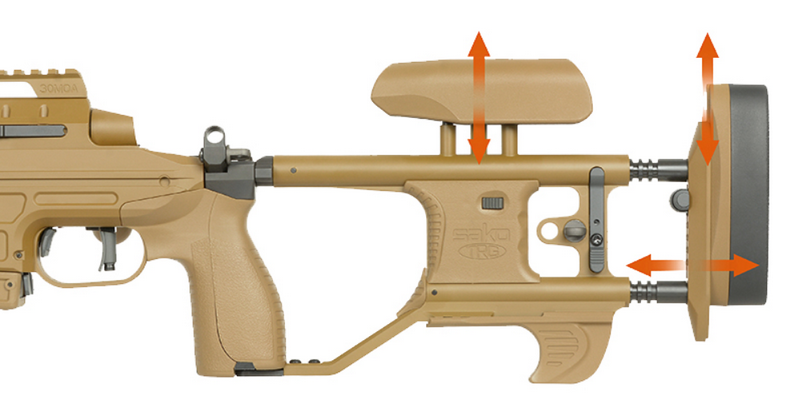 SAKO TRG M10 Sniper Precision Spring Bolt Action Tan Version by Double Eagle