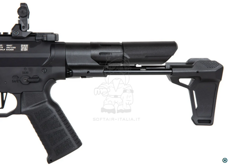 SMG 9x21 SA-X10 EDGE™ Sub Machine Gun ETU MOSFET 30rps by Specna Arms