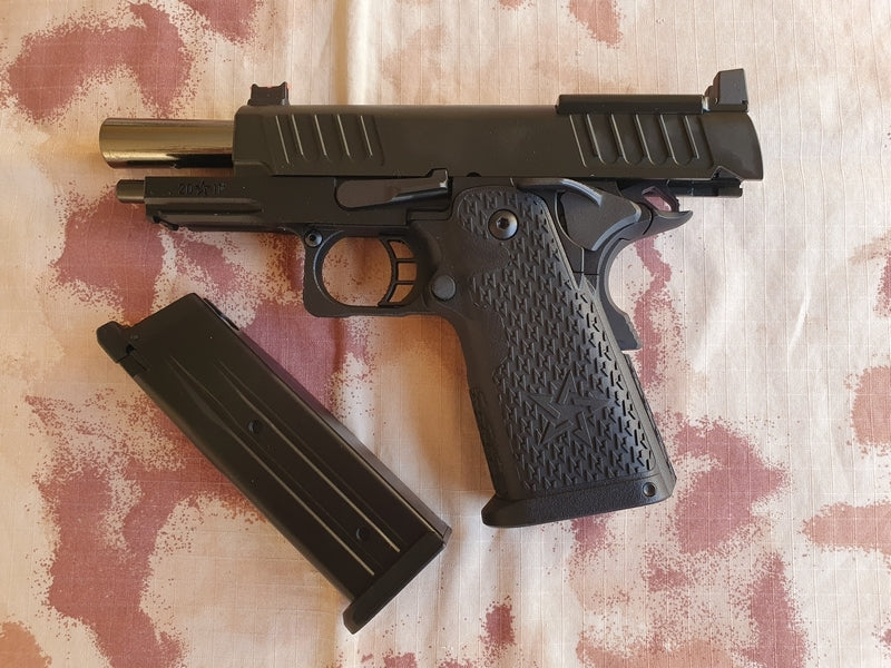 STACCATO FireArms - EMG - Army Armament R612 STACCATO 2011 C2 GBB Gas Blow Back Pistol by Army Armament