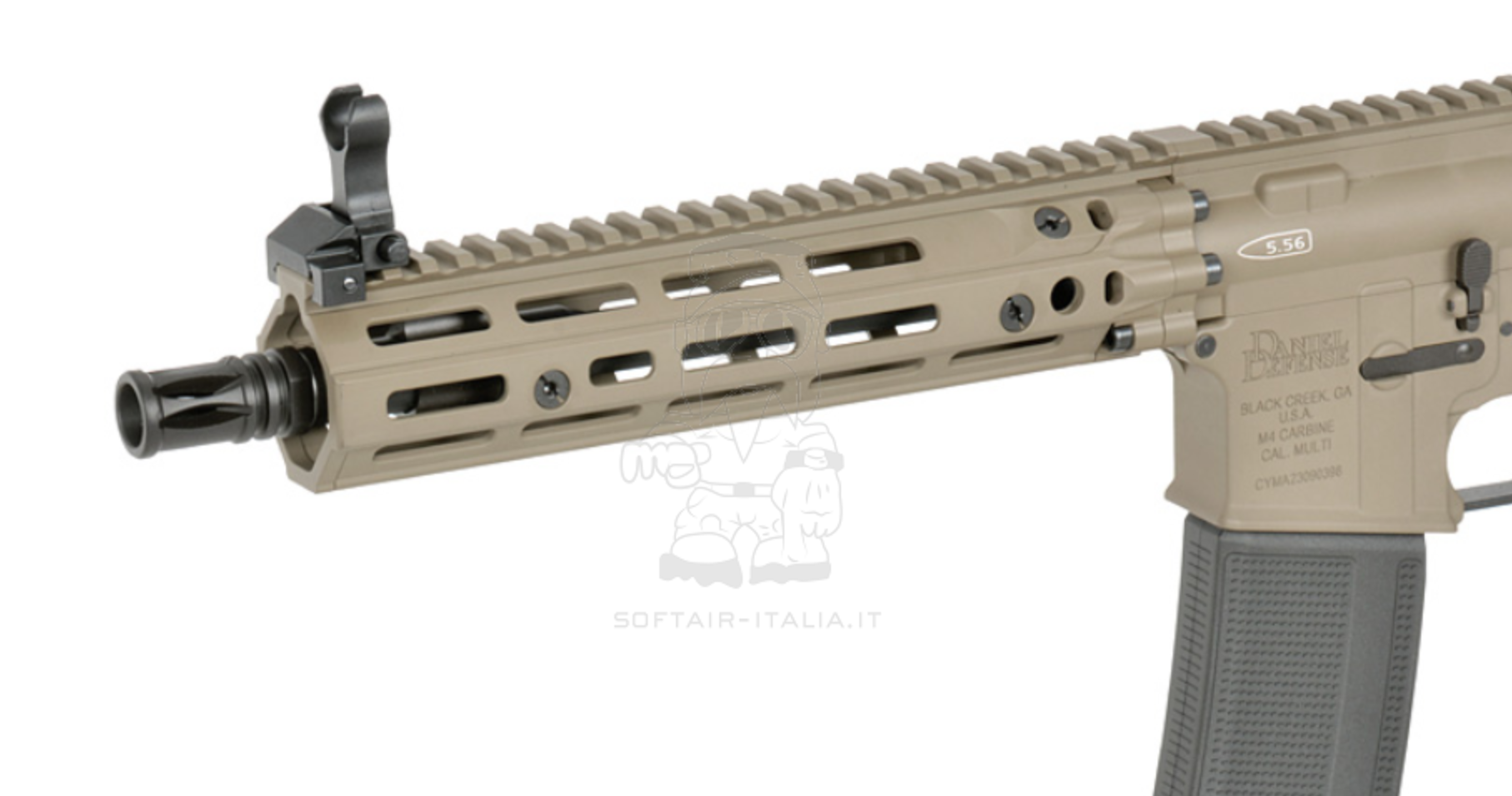 MK18 Daniel Defense RIII 10.3" FDE Flat Dark Earth ETU - Mosfet High Speed E-Edition AEG by EMG - Cyma Platinum