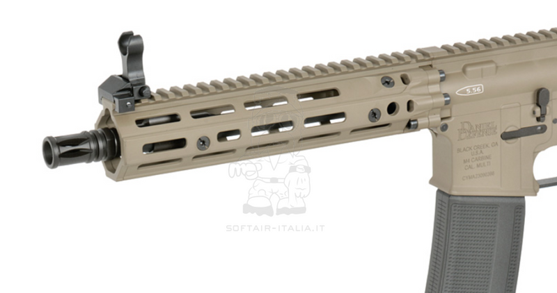 MK18 Daniel Defense RIII 10.3" FDE Flat Dark Earth ETU - Mosfet High Speed E-Edition AEG by EMG - Cyma Platinum