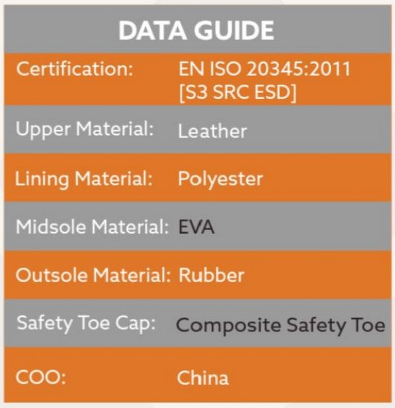 Shoes for Crew SFC S3 Guard Mid Safety Boots by Shoes for Crews