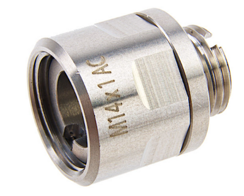 Silencer Adapter 11mm. CW to 14mm. CCW Silver - Chrome Adattatore Silenziatore - Tracer by COWCOW