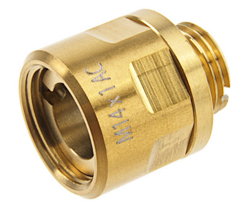 Silencer Adapter 11mm. CW to 14mm. CCW Gold Adattatore Silenziatore - Tracer by COWCOW