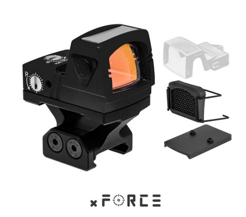 Solar Powered Mini Red Dot with Lightweight SRW IB Mount by xForce