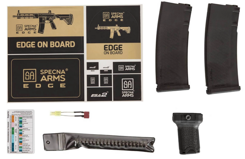 Specna Arms 416 SA-H20 Solar Trigger Helium Flat Hop Bucking ESA2 Black by Specna Arms