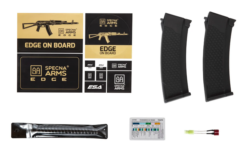 Specna Arms AK EDGE 2.0 ESA 2J-Series SA-J08 Full Wood & Metal Mosfet Li-Po Ready by Specna Arms