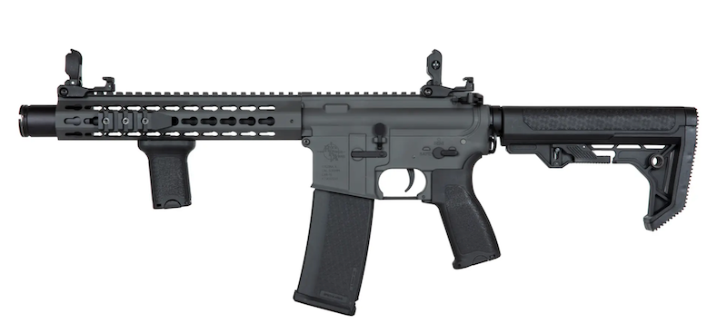Specna Arms M4 EDGE SA-E07 Noveske KeyMod Grey Mosfet Li-Po Ready Light Ops Stock by Specna Arms