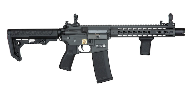 Specna Arms M4 EDGE SA-E07 Noveske KeyMod Grey Mosfet Li-Po Ready Light Ops Stock by Specna Arms