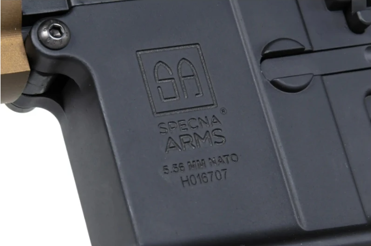 Specna Arms 416 SMR 10,5" Chaos Bronze - Tan - Black SA-PH24 PRIME™ Aster II ETU w. Brushless Motor by Specna Arms