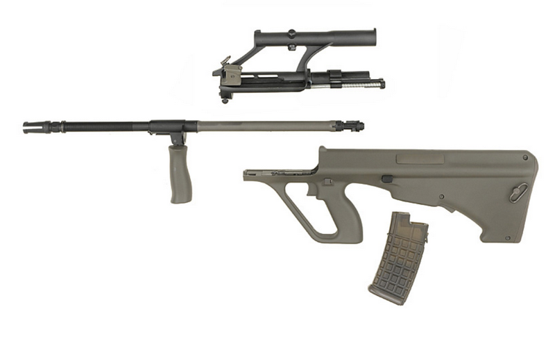 Steyr Type AUG A1 OD Miltary Version 1.5x by Jing Gong