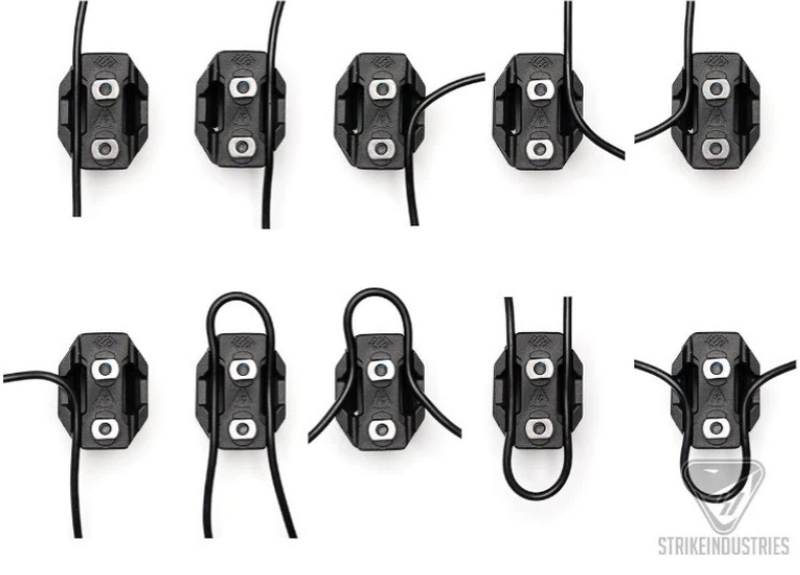 Strike Ind. Stacked Angle Grip with Cable Management System by Strike Ind.