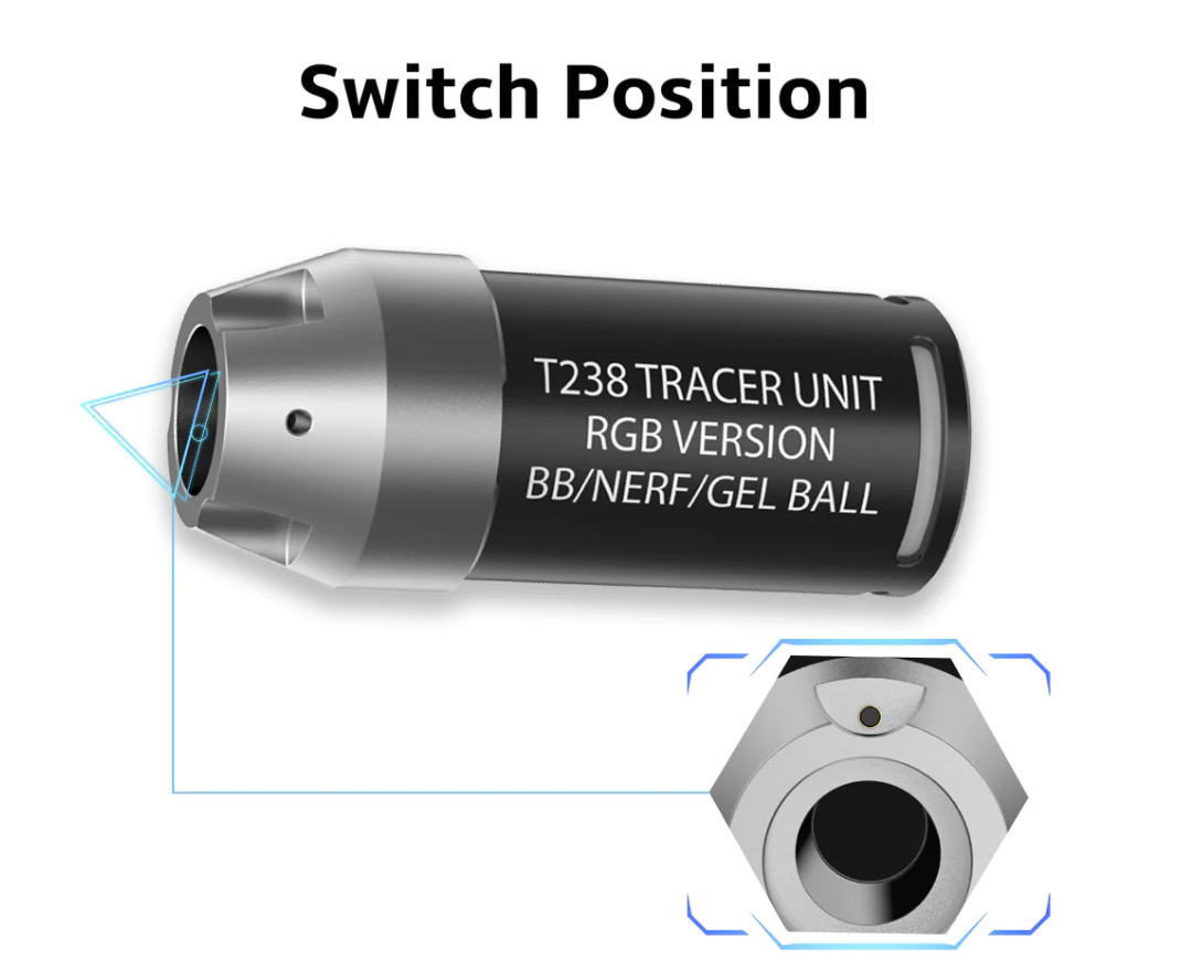 T238 Trace Unit RGB Version Airsoft - Nerg - Gel Ball by T238
