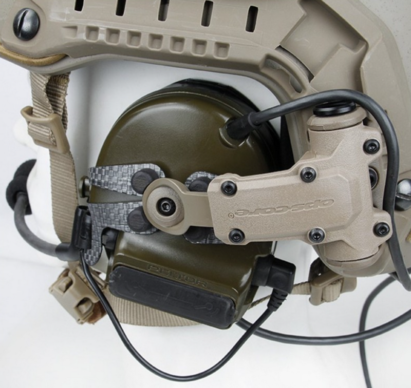 TMC Lightweight Comtac Headset 3 - 5 Adapter RAC Link AMP by TMC