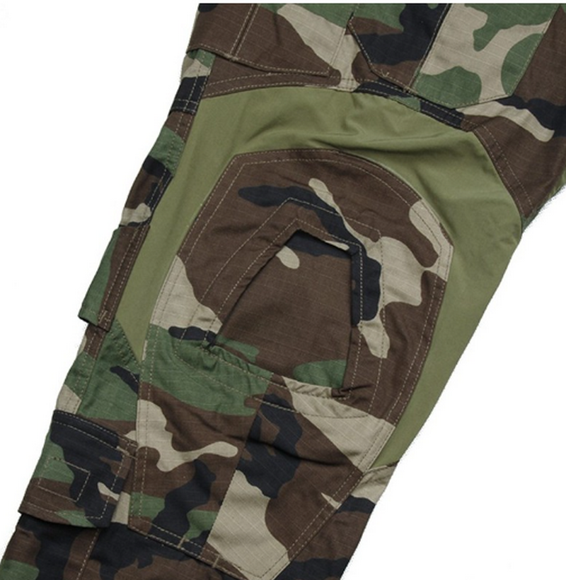 TMC Woodland Gen3 Original Cutting Combat Trousers with Knee Pads by TMC