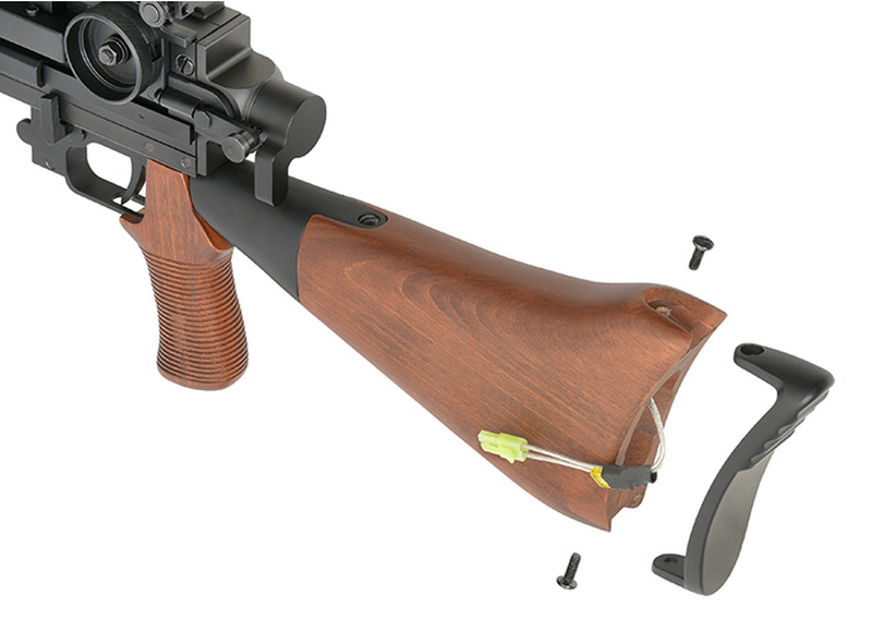 TYPE 96 Full Wood & Metal Light Machine Gun AEG By Golden Eagle
