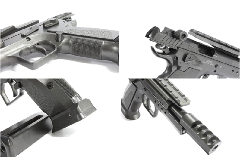 Tanfoglio Gold Custom Type ?  Co2 CZ75 Competition IPSC Full Metal Airsoft Pistol Based on Primordial Airsoft Tanfoglio  by KWC