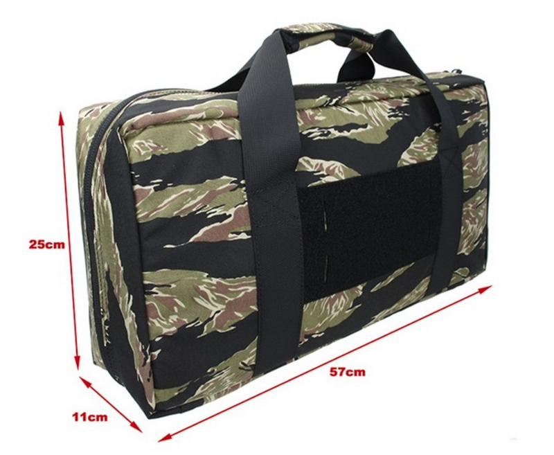 Tiger Stripes Gun Carry Bag Low Profile Easy Two Layers Gun Pack 57cm. Borsa Porta Fucili