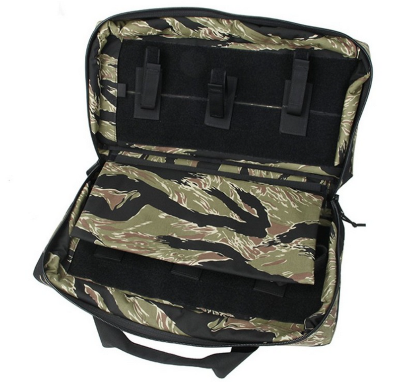 Tiger Stripes Gun Carry Bag Low Profile Easy Two Layers Gun Pack 57cm. Borsa Porta Fucili
