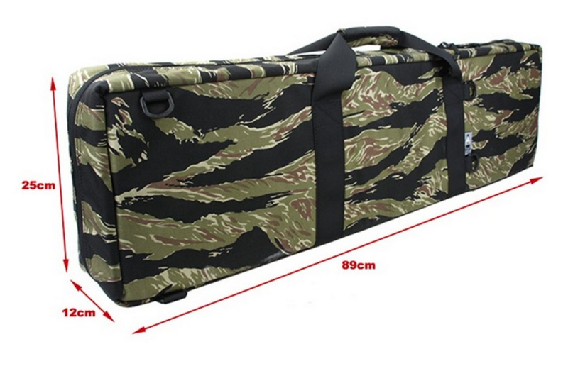 Tiger Stripes Gun Carry Bag Low Profile Easy Two Layers Gun Pack 90cm. Borsa Porta Fucili