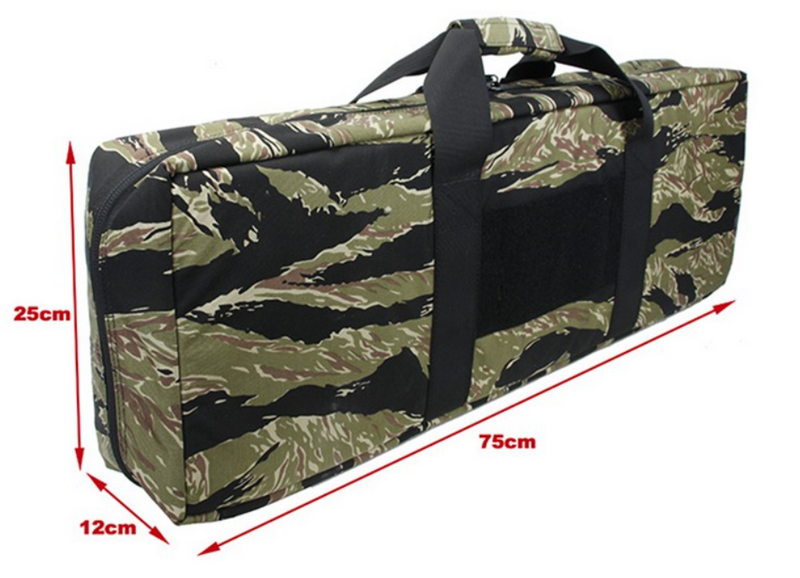 Tiger Stripes Gun Carry Bag Low Profile Easy Two Layers Gun Pack 75cm. Borsa Porta Fucili