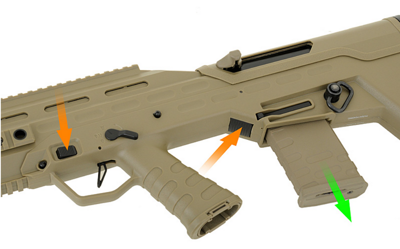 UAR501 Urban Assault Rifle Black Version by Aps