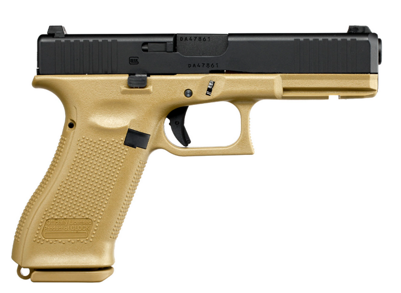 VFC Glock 17 Gen. 5 Metal Slide French Army Edition Dual Tone Coyote Tan - Black Version by VFC - Umarex