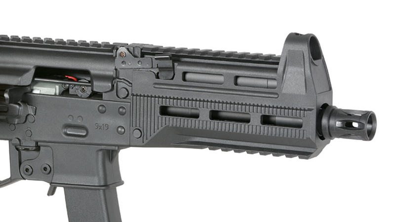 Well Pro WE06 Vytaz - AK12 Type 9x19 Submachine Gun Mosfet AEG Folding & Retractable Stock by Well