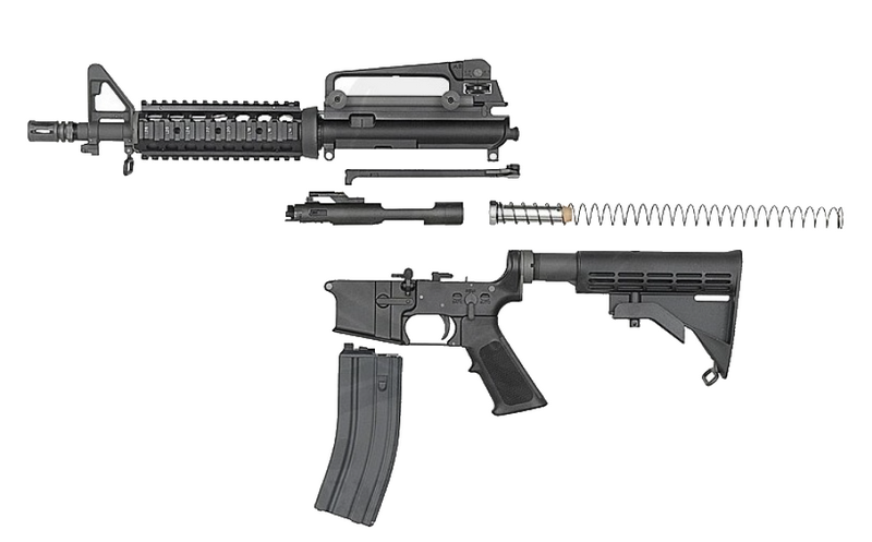 WE M4 GBBR Open Bolt CQB RIS Version by WE