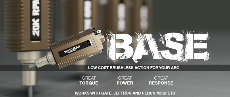 Warhead Ind. Base 20K Brushless Long Shaft Motor Motorino ad Albero Lungo by Warhead Ind.