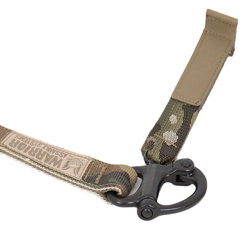Warrior Assault System Multicam Personal Retention Lanyard with Snap Shackle and Tango Carabine Clip by Warrior Assault System