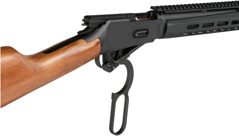 Winchester M1894 13inch M-Lok RIS Co2 Lever Action Full Wood & metal Shell Ejecting Tactical Rifle by Double Bell