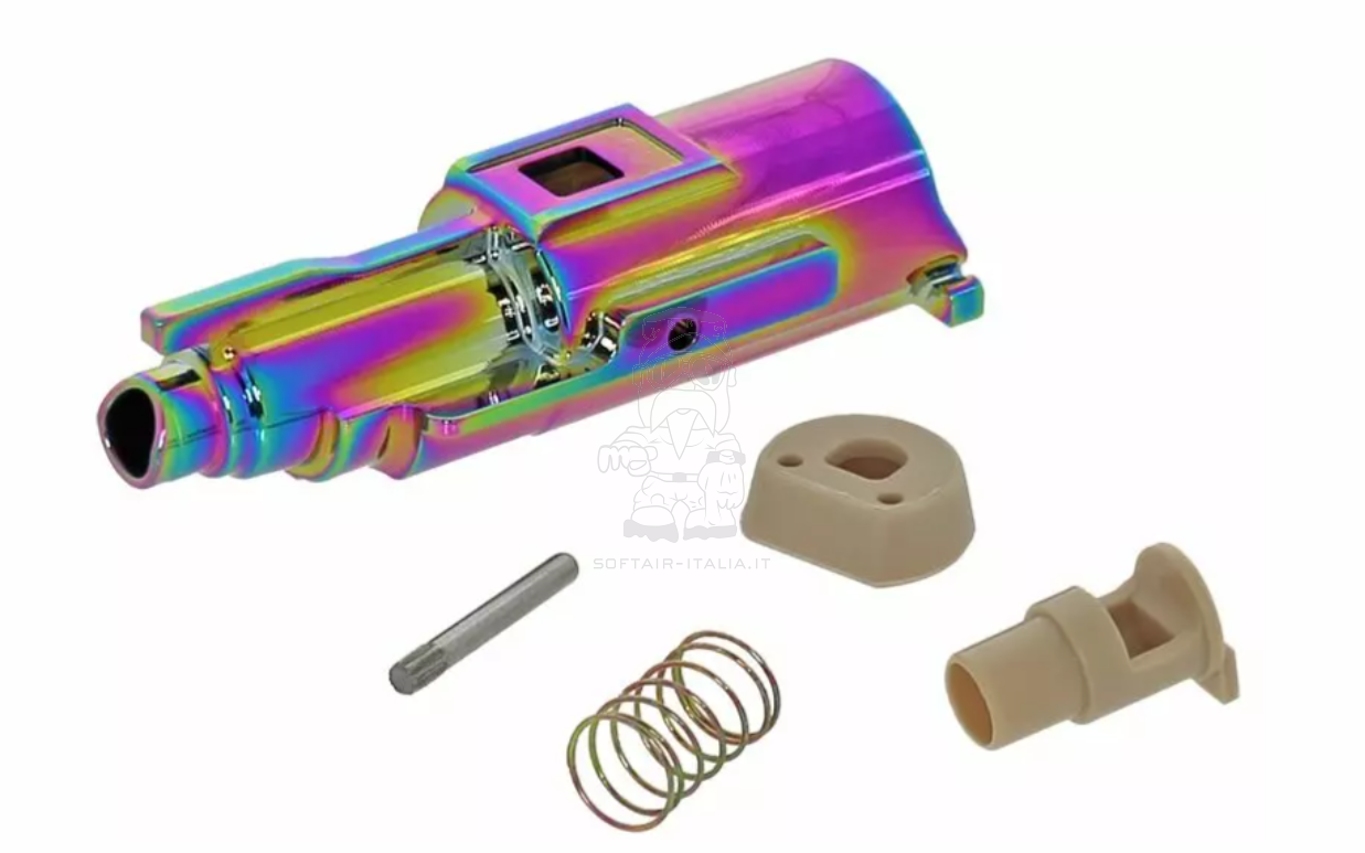 AAP-01 CowCow Rainbow Aluminum Complete Nozzle Set Spingi Pallino by CowCow