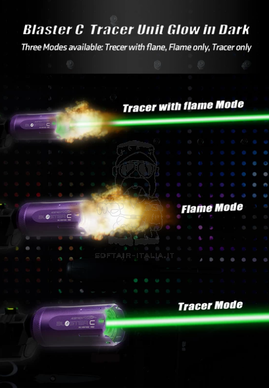 AceTech Blaster C Tracer Unit Blast Replica BK Black Version