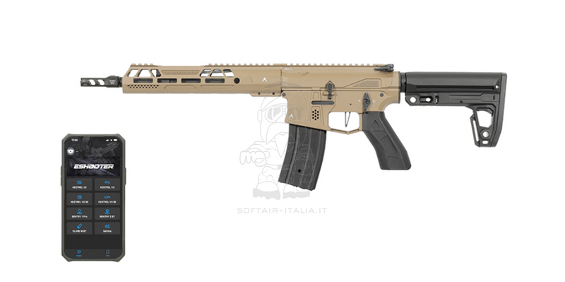 AeroKnox M920A AX // 15 AEG Rifle ETU Bluetooth Tan Version by Aeroknox > Double Bell