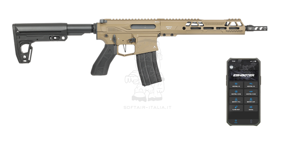 AeroKnox M920A AX // 15 AEG Rifle ETU Bluetooth Tan Version by Aeroknox > Double Bell