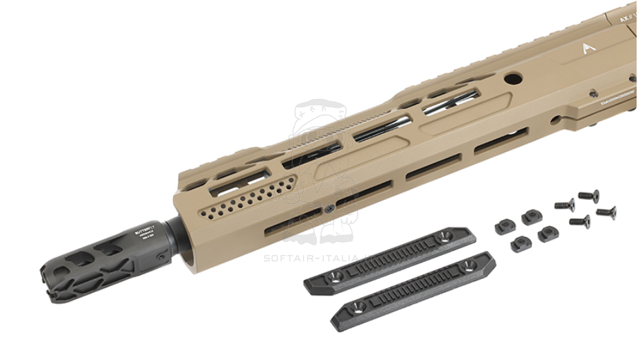 AeroKnox M920A AX // 15 AEG Rifle ETU Bluetooth Tan Version by Aeroknox > Double Bell