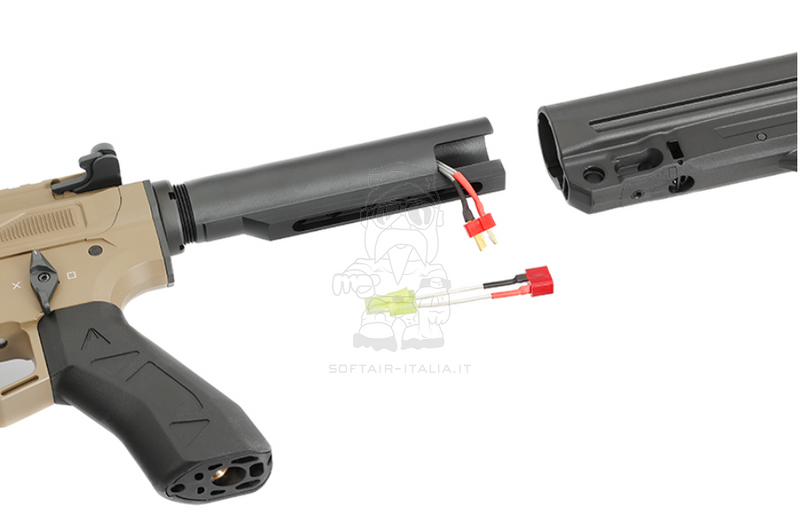 AeroKnox M920A AX // 15 AEG Rifle ETU Bluetooth Tan Version by Aeroknox > Double Bell