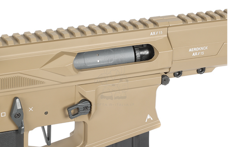 AeroKnox M920A AX // 15 AEG Rifle ETU Bluetooth Tan Version by Aeroknox > Double Bell