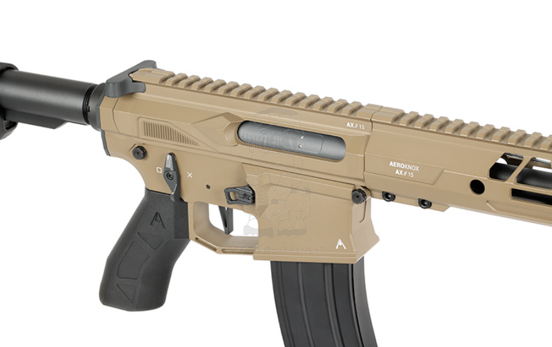 AeroKnox M920A AX // 15 AEG Rifle ETU Bluetooth Tan Version by Aeroknox > Double Bell